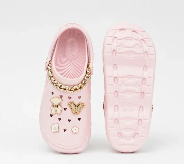 clogs | sabots ourson papillon chaîne