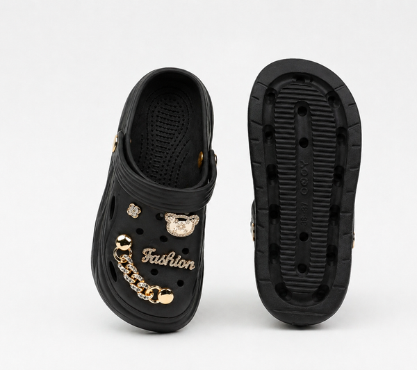 clogs | sabots ourson fashion chaîne