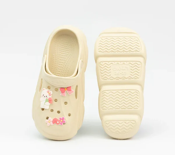 clogs | sabots ourson fleur papillon